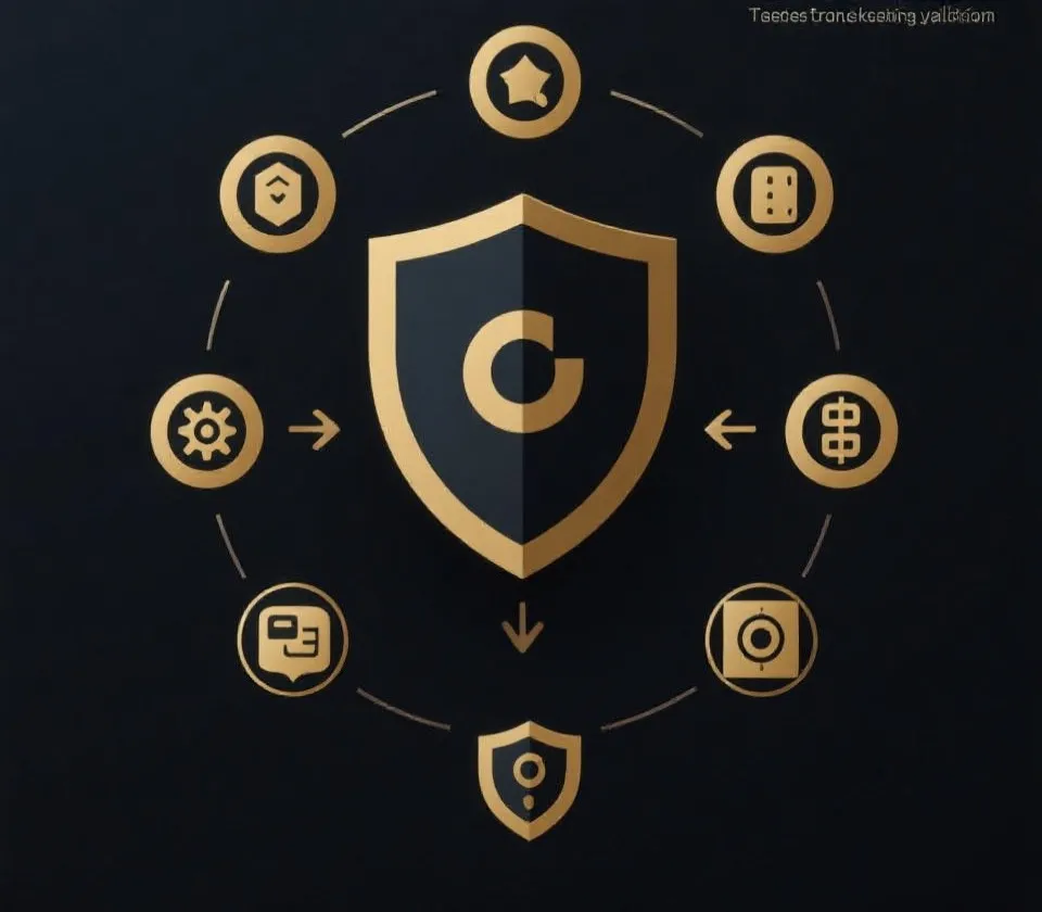 安全交易流程示意圖