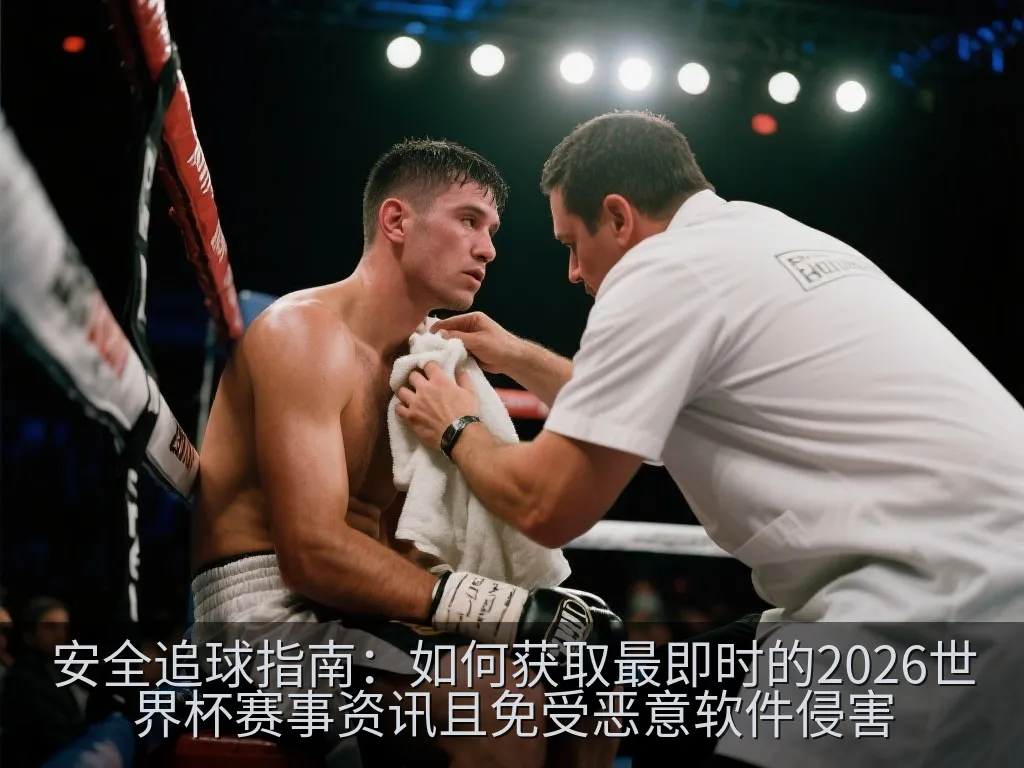 一位球迷在干净整洁的书房里通过安全的笔记本电脑查看世界杯赛程表